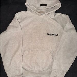 Essentials Light Gray Hoodie